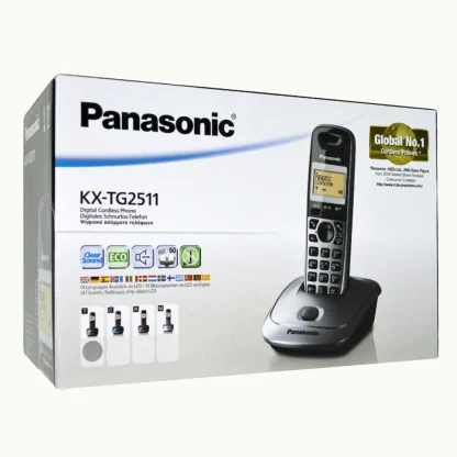 Ασύρματο Ψηφιακό Τηλέφωνο Panasonic KX-TG2511GRT Μαύρο - Image 3