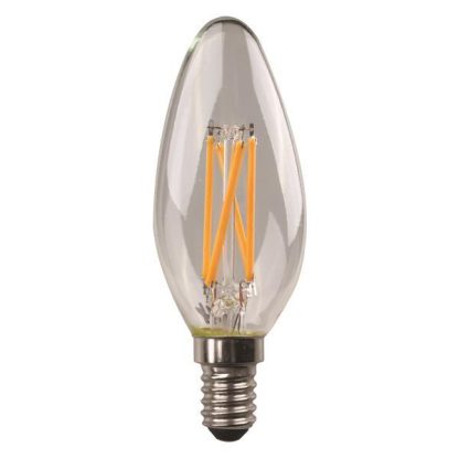 Λάμπα LED Κερί Crossed Filament 4.2W E14 2700K 220-240V