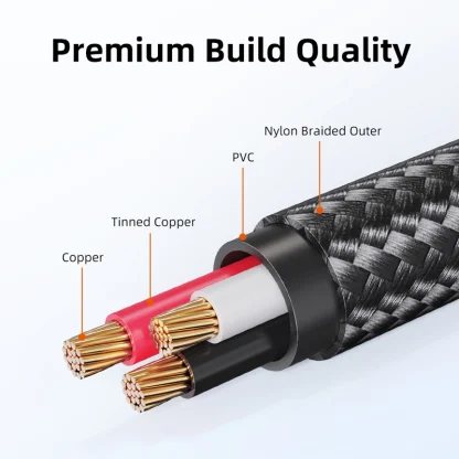 CABLETIME καλώδιο ήχου 3.5mm σε 6.35mm CT-AV321-H11G, 2m, μαύρο - Image 4